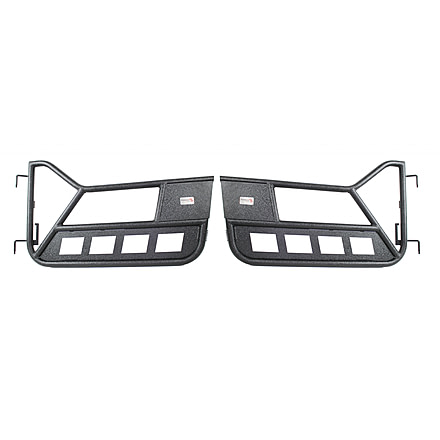 Fishbone Offroad Front Tube Doors, Jeep Wrangler TJ 1997 - 2006, Black Textured, FB24077