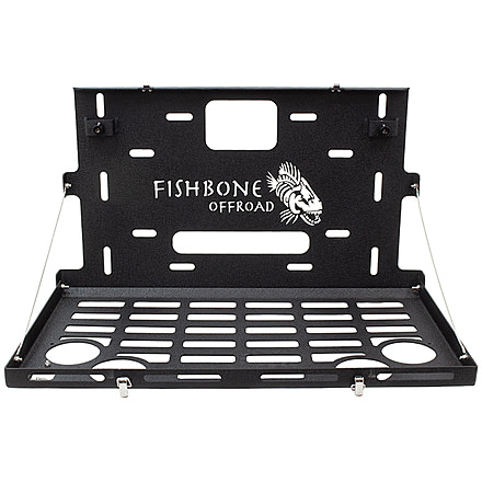 Fishbone Offroad JK Tailgate Table, Jeep Wrangler JK 2007 - 2018, Black, FB25137