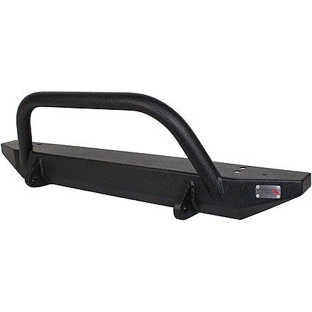 Fishbone Offroad Piranha Front Bumper w/Winch Guard, Jeep Wrangler TJ 1997 - 2006, Black Textured, FB22048