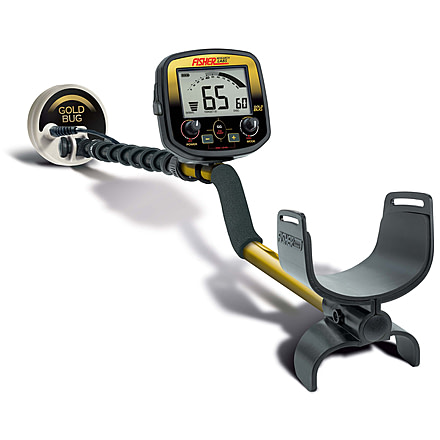 Fisher Gold Bug Metal Detector w/5in DD Search Coil, Black, Standard, GOLDBUG