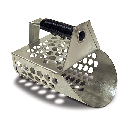 Fisher Metal Sand Scoop, Silver, Standard, SAND SCOOP