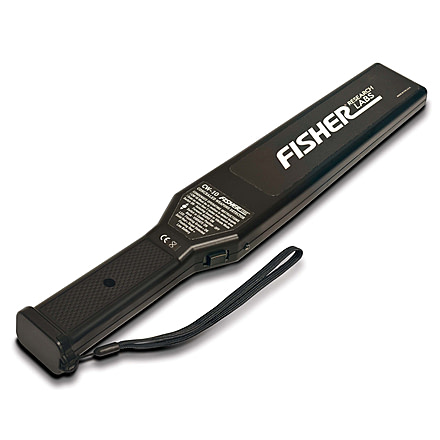 Fisher Security CW-10 Hand-Held Security Metal Detector, Black, CW10