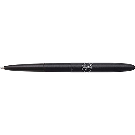 Fisher Space Pen Bullet Space Pen w/ NASA Meatball Logo, Matte Black, 400B-NASAMB