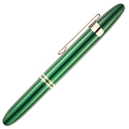 Fisher Space Pen Emerald Green Lacquered with Gold Clip FSP400EGGCL