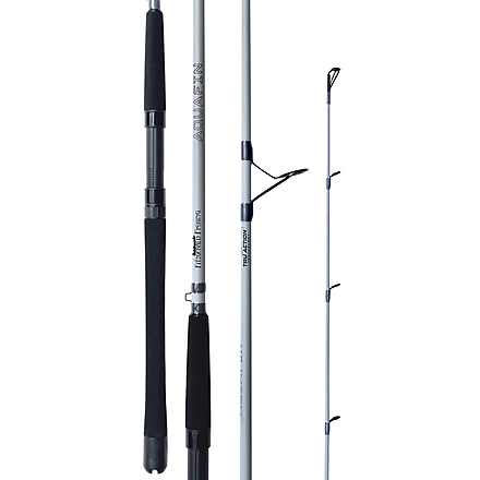 Fitzgerald Fishing AquaFin Series Rods. Medium Fast, Silver, 7ft6in, AF76MF