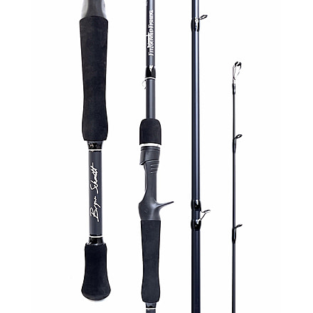 Fitzgerald Fishing Bryan Schmitt Series The Swim Jig Rod, Black, 7ft1in, TSJR71MH