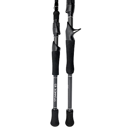 Fitzgerald Fishing Stunner HD Series Rods, Medium Heavy Casting, Black, 6ft8in, ST68MH