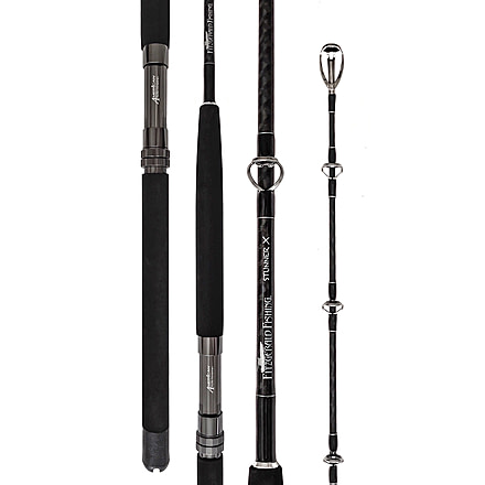 Fitzgerald Fishing Stunner X Series Offshore Rods, X Heavy Conventional, Black, 6ft6in, STX66XH