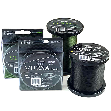 Fitzgerald Fishing Vursa Braid Line, 30LB, Green, 150yds, VBG30150