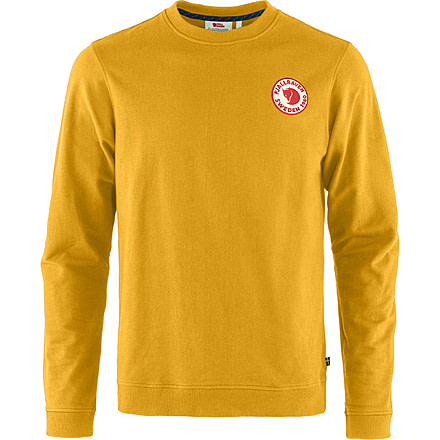 Fjallraven 1960 Logo Badge Sweater - Mens, Mustard Yellow, Large, F87163-161-L