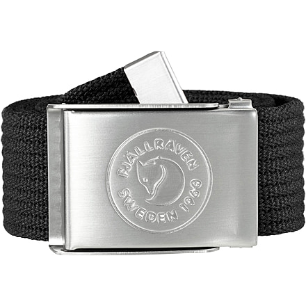 Fjallraven 1960 Logo Belt, Black, One Size, F86978-550-OneSize