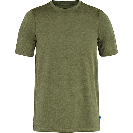 Fjallraven Abisko Day Hike Short Sleeve T-Shirt - Mens, Green, Extra Small, F87197-620-XS