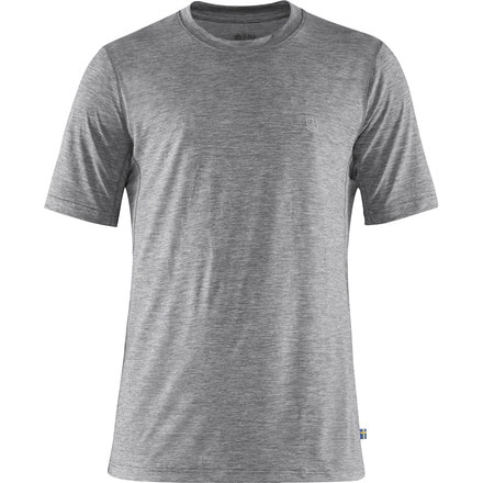 Fjallraven Abisko Day Hike Short Sleeve T-Shirt - Mens, Shark Grey, Large, F87197-016-L