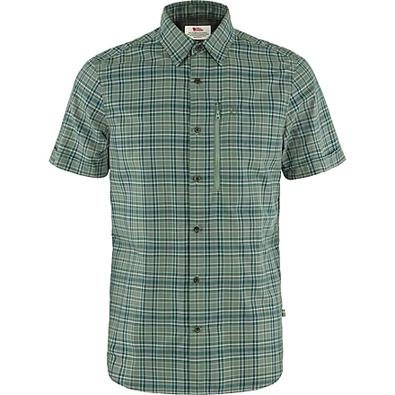 Fjallraven Abisko Hike Shirt Short Sleeve - Mens, Arctic Green/Patina Green, 2XL, F82268-667-614-XXL