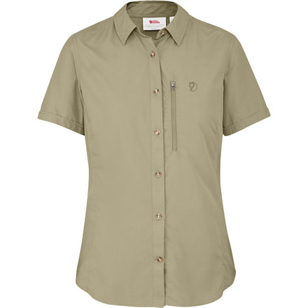 Fjallraven Abisko Hike Short Sleeve Shirt - Women's-Cork-Small