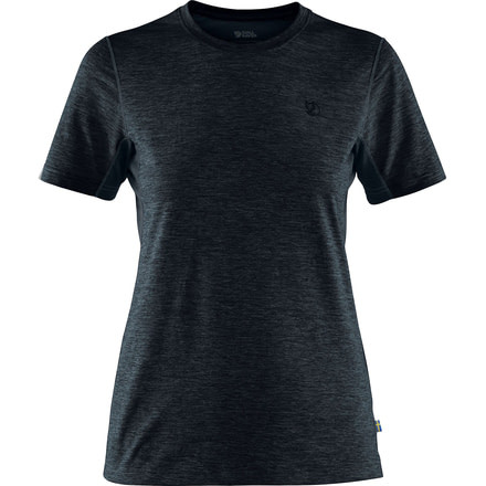 Fjallraven Abisko Mesh Short Sleeve T-Shirt - Womens, Dark Navy, Medium, F84107-555-M