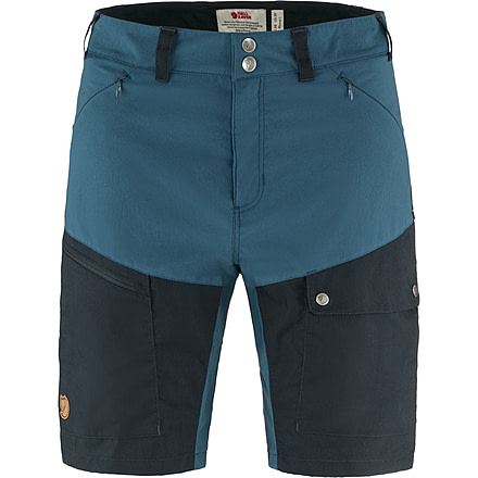 Fjallraven Abisko Midsummer Shorts - Womens, Indigo Blue/Dark Navy, 42, F89857-534-555-42