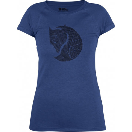 Fjallraven Abisko Trail T-Shirt Print Womens, Deep Blue, XXS F89790-527-XXS