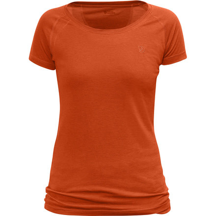 Fjallraven Abisko Trail T-Shirt - Women's-Flame Orange-Large