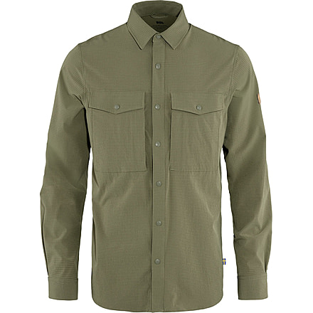 Fjallraven Abisko Trekking Shirt - Mens, Light Olive, Small, F87935-622-S