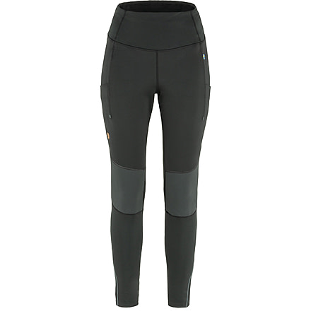 Fjallraven Abisko Varm Trekking Tights - Womens, Black-Iron Grey, Extra Large, F84790-550-048-XL