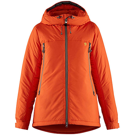 Fjallraven Bergtagen Insulation Jacket - Womens, Hokkaido Orange, 2XS, F89880-208-XXS