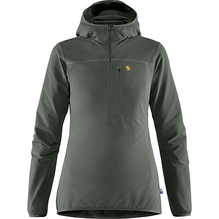 Fjallraven Bergtagen Stretch Half Zip - Womens, Basalt, Small, F89881-050-S