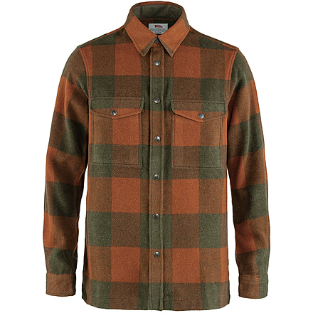 Fjallraven Canada Shirt - Mens, Autumn Leaf/Laurel Green, Small,mall, F90631-215-625-S