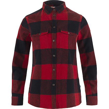 Fjallraven Canada Shirt - Womens, Red, Small, 424355