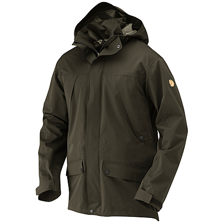 Fjallraven Eco-Woods Jacket - Men's-Dark Olive-Medium