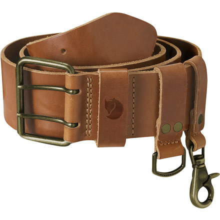 Fjallraven Equipment Belt - Men's-Leather Cognac-Small