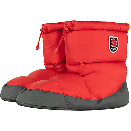 Fjallraven Expedition Down Booties, True Red, Small, F90662-334-S