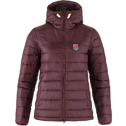 Fjallraven Expedition Pack Down Hoodie - Womens, Port, Medium, F86122-357FR-M