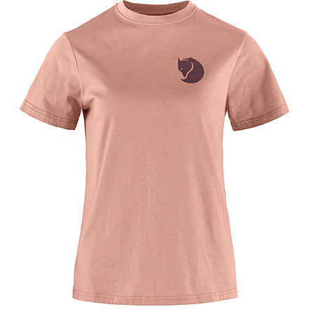 Fjallraven Fox Boxy Logo Tee - Women's, Dusty Rose, Extra Small, F87153-300-XS