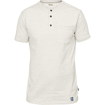 Fjallraven Greenland Buttoned Short Sleeve - Men's, Small, Eggshell, F81516-111-S