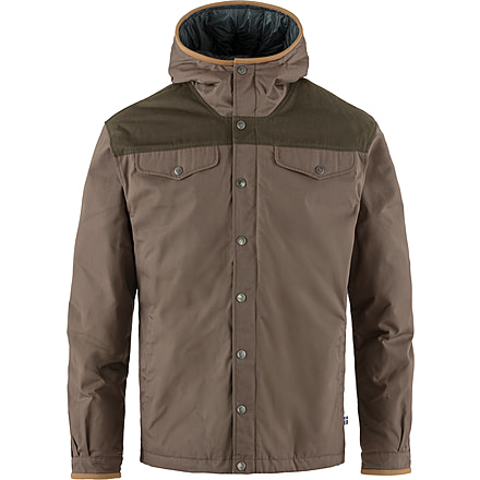 Fjallraven Greenland No. 1 Down Jacket - Mens, Suede Brown/Dark Olive, Medium, F87021-244-633FR-M