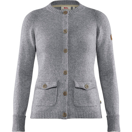 Fjallraven Greenland Re-Wool Cardigan - Womens, Grey, Extra Small, F89748-020-XS