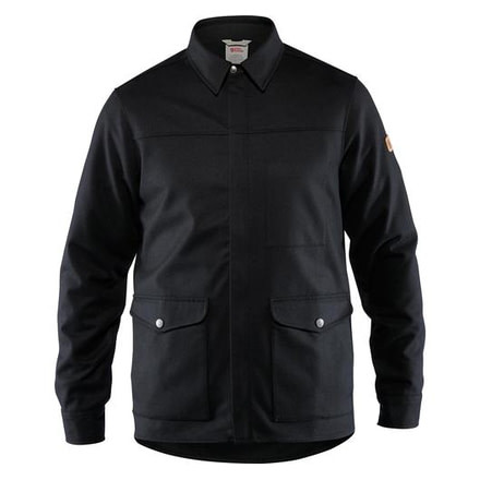 Fjallraven Greenland Re-wool Shirt Jacket - Mens, Black, Extra Small, F82994-550-XS