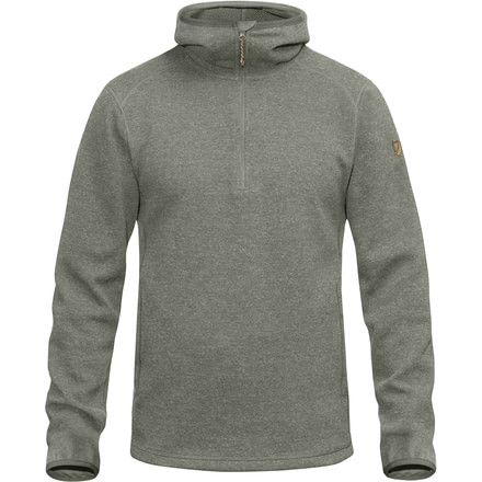 Fjallraven High Coast Wool Hoodie - Men's-Fog-Small