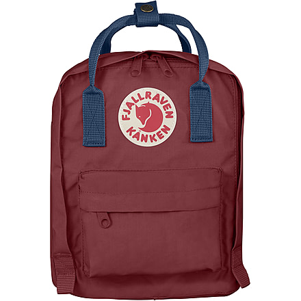 Fjallraven Kanken Backpack - Kid's-Ox Red/Royal Blue-7 L