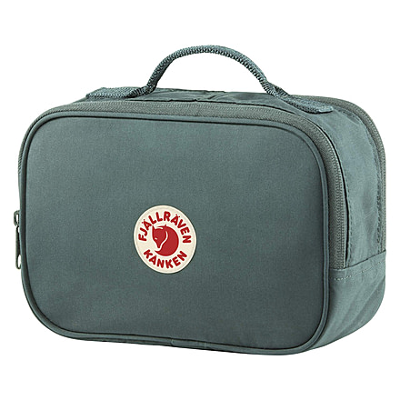 Fjallraven Kanken Toiletry Bag, Frost Green, F23784-664-One Size