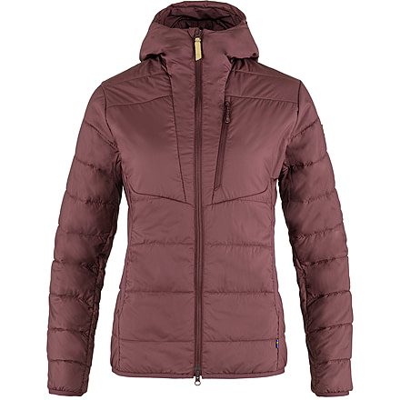 Fjallraven Keb Padded Hoodie - Womens, Port, Small, F89630-357-S