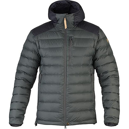 Fjallraven Keb Touring Down Jacket - Mens, Stone Grey/Black, Small, F84751-018-550-S