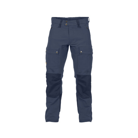 Fjallraven Keb Touring Trousers - Womens, Dark Garnet/Night Sky, 42 Waist, F89799-356-575-42