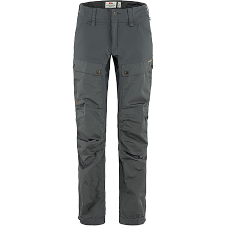 Fjallraven Keb Trekking Trousers - Womens, Short Inseam, Basalt, 44/Short, F86706-050-44/S