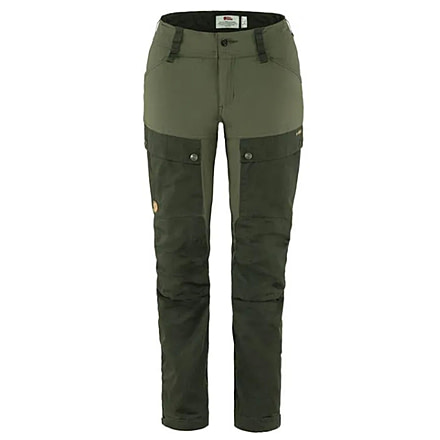 Fjallraven Keb Trousers Curved - Womens, Short Inseam, Deep Forest/Laurel Green, 34/Short, F86705-662-625-34/S