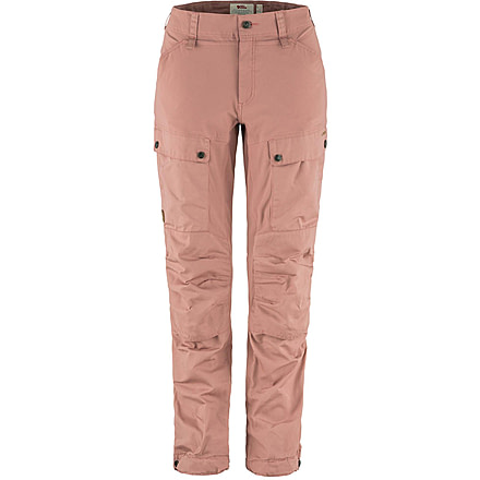 Fjallraven Keb Trousers Curved - Womens, Long Inseam, Dusty Rose, 48/Long, F86705-300-48/L