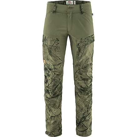 Fjallraven Keb Trousers - Mens, Long Inseam, Green Camo/Laurel Green, 56/Long, F87176-626-625-56/L