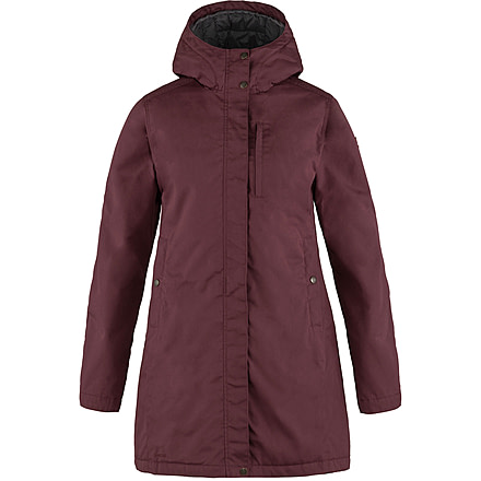 Fjallraven Kiruna Padded Parka - Womens, Port, Small, F89644-357FR-S
