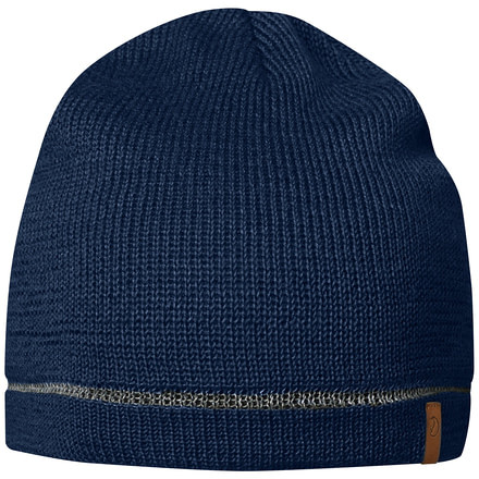 Fjallraven Kiruna Reflective Beanie - Unisex-Blueberry-One Size
